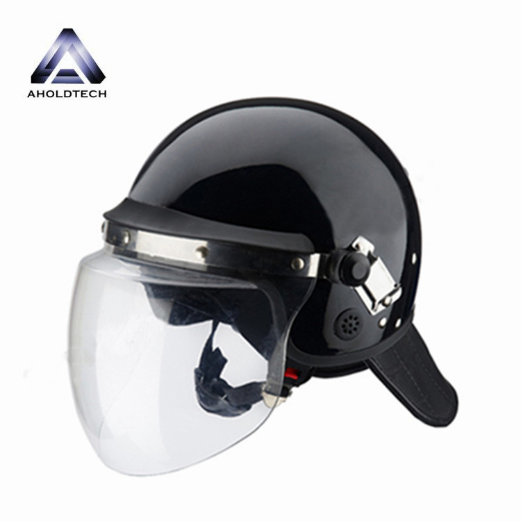 China European Style Convex Visor Police Army Full Face ABS PC Anti